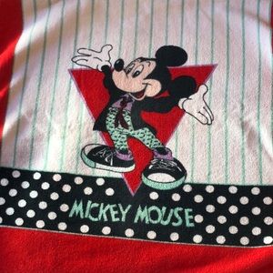Punk Rock Mickey Mouse 80’s Towel